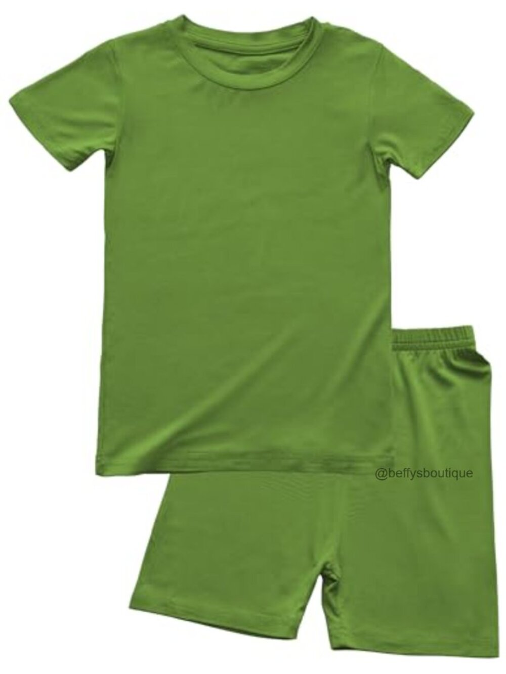 Toddler Kids 2pc Short Sleeve Shirt and Pants Set Soft Comfy Snug Fit